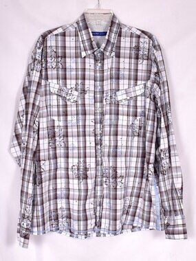 Georg Roth Pearl Snap Western Shirt Size XXL